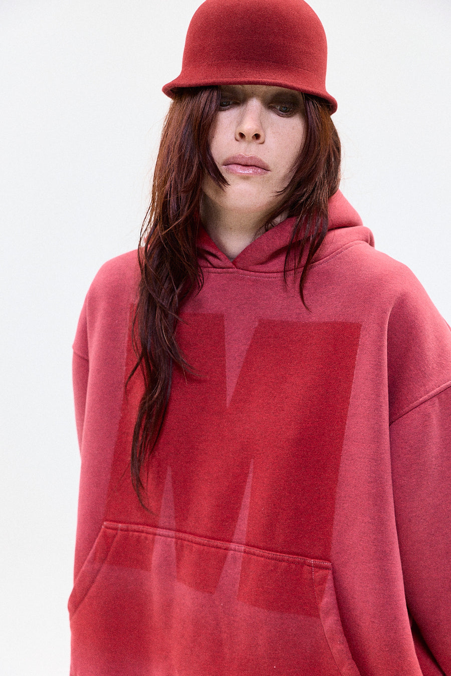 "HUGO" hoodie red