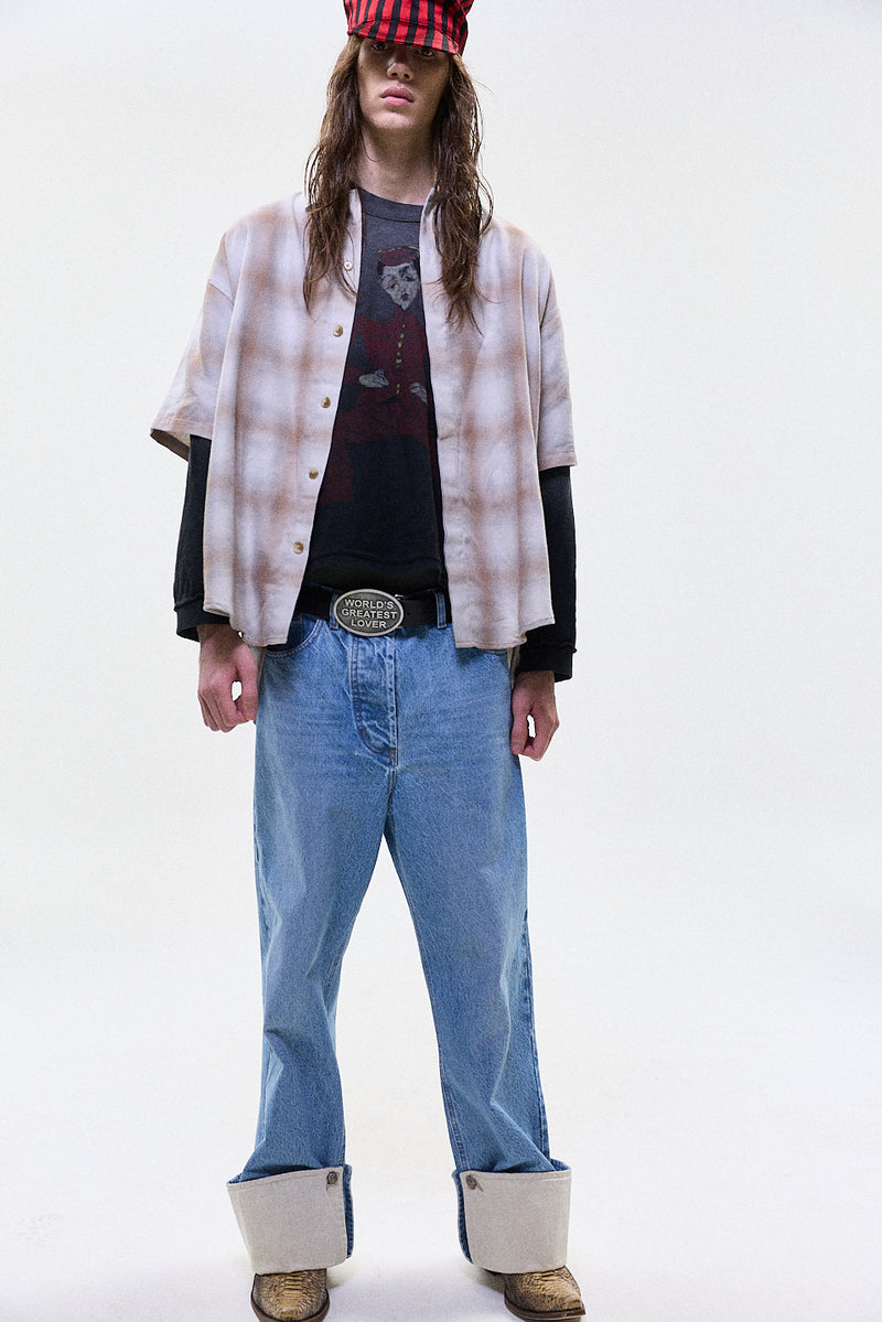 "Keiko" button up shirt short sleeve light