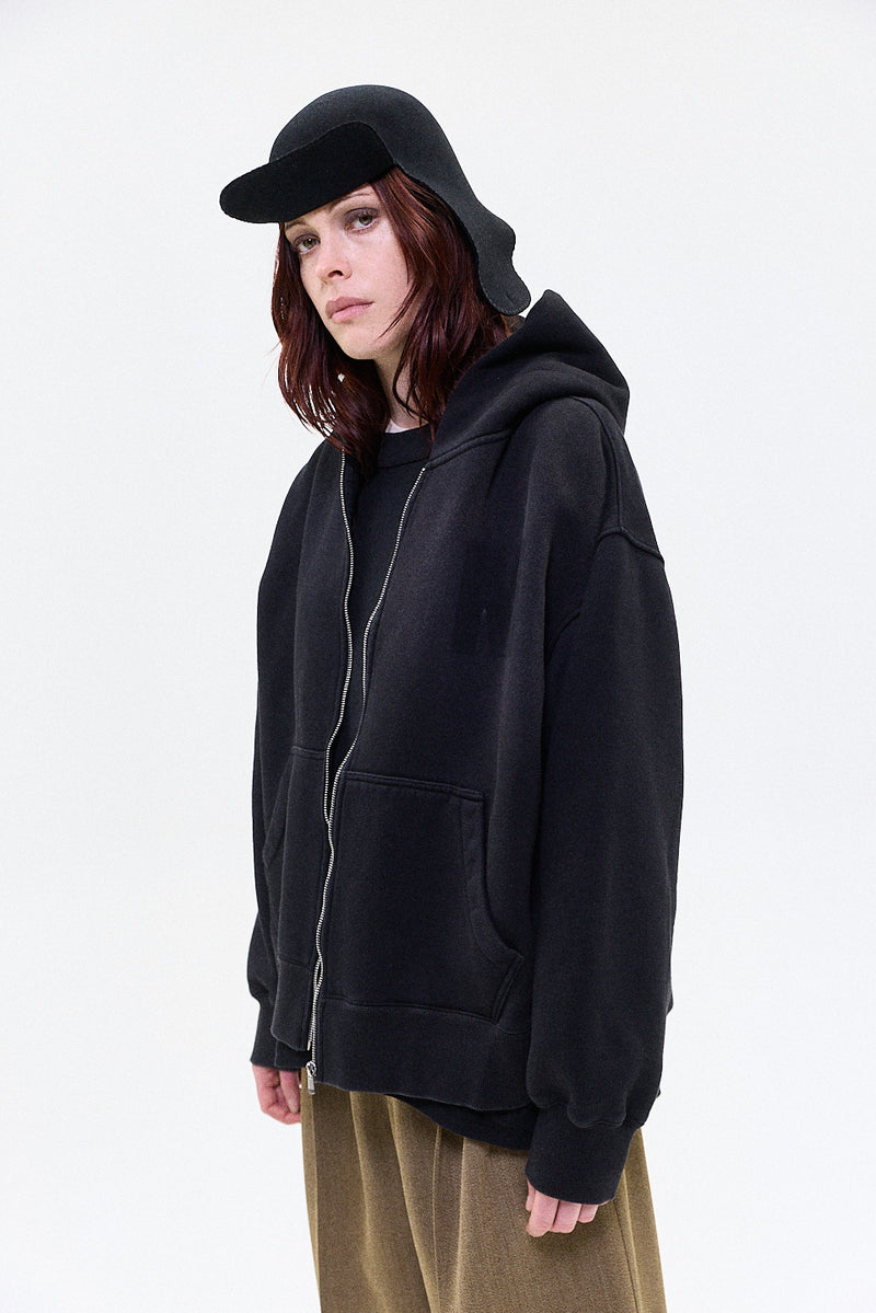 "TULLY" zip hoodie midnight