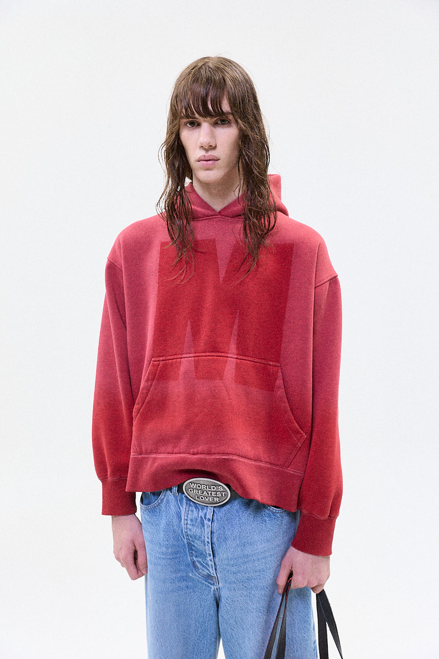 "HUGO" hoodie red