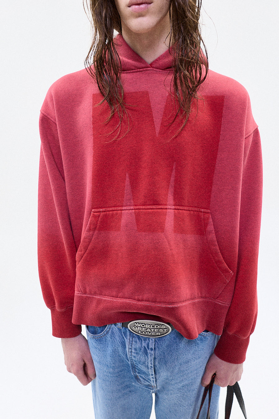 "HUGO" hoodie red