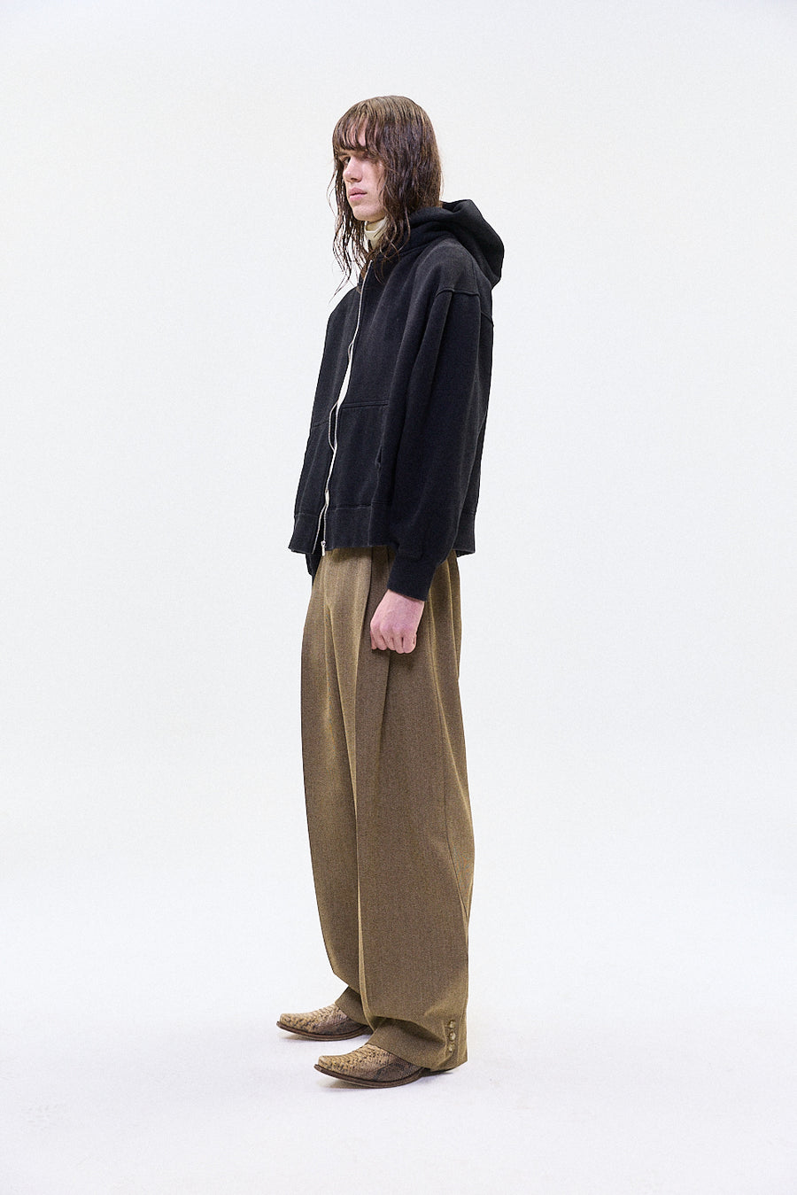 "TULLY" zip hoodie midnight