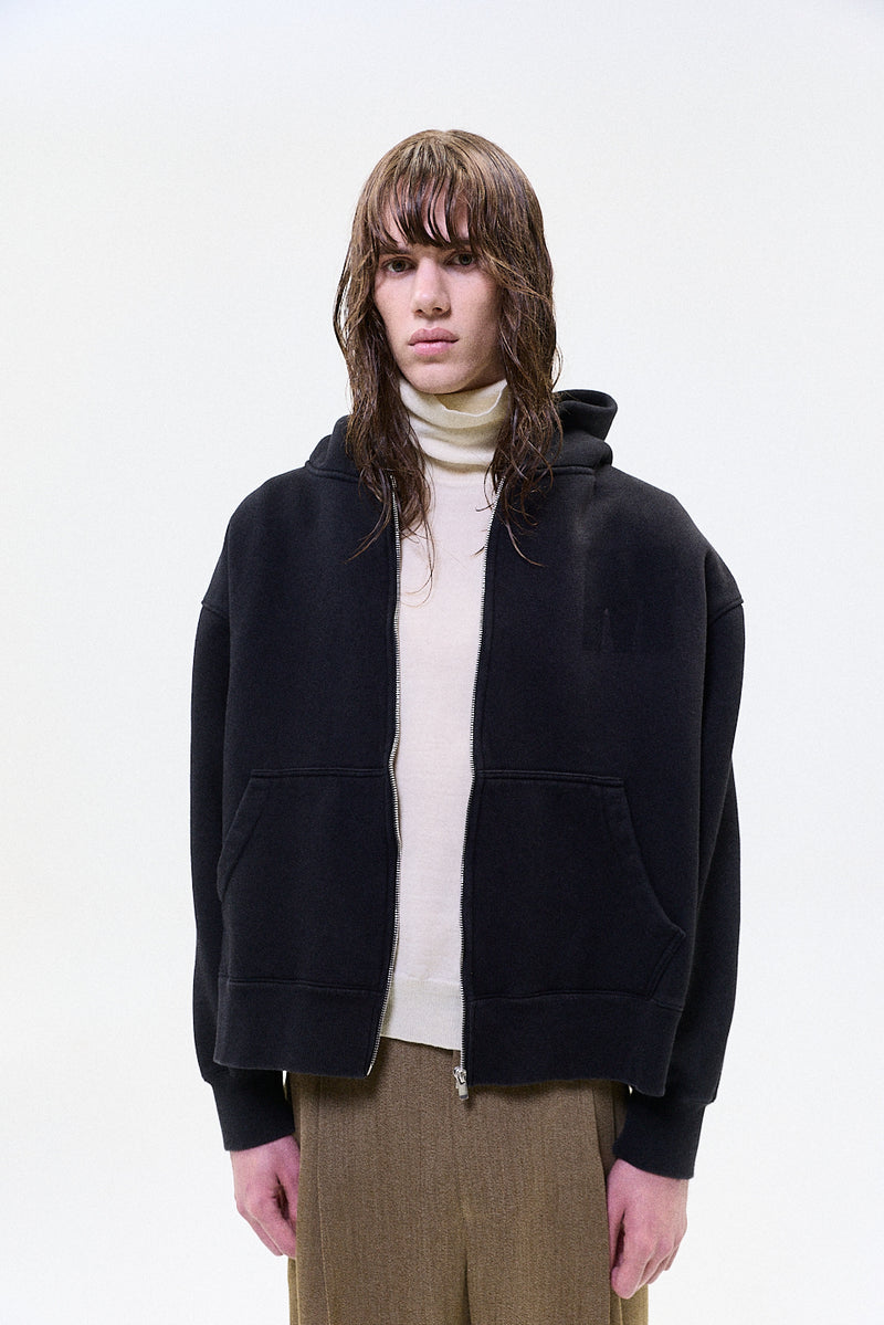 "TULLY" zip hoodie midnight