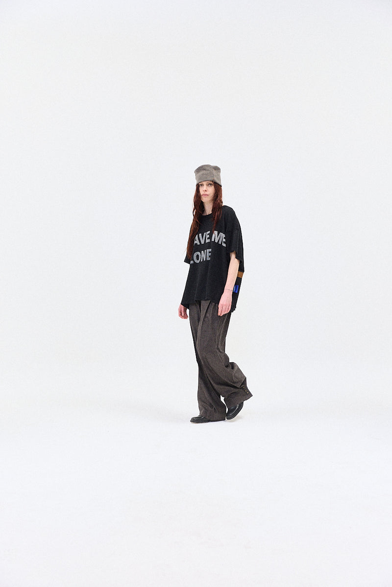 "LEAVE ME ALONE" tshirt black