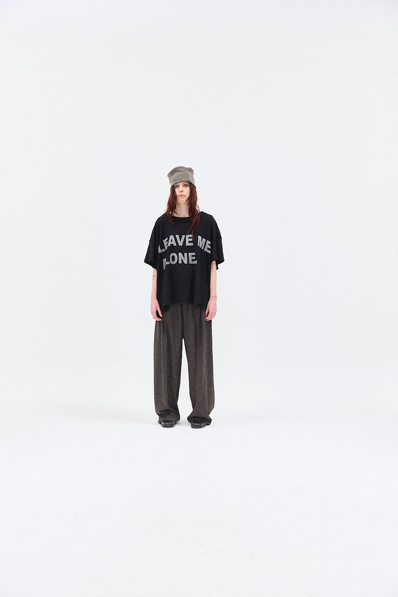 "LEAVE ME ALONE" tshirt black