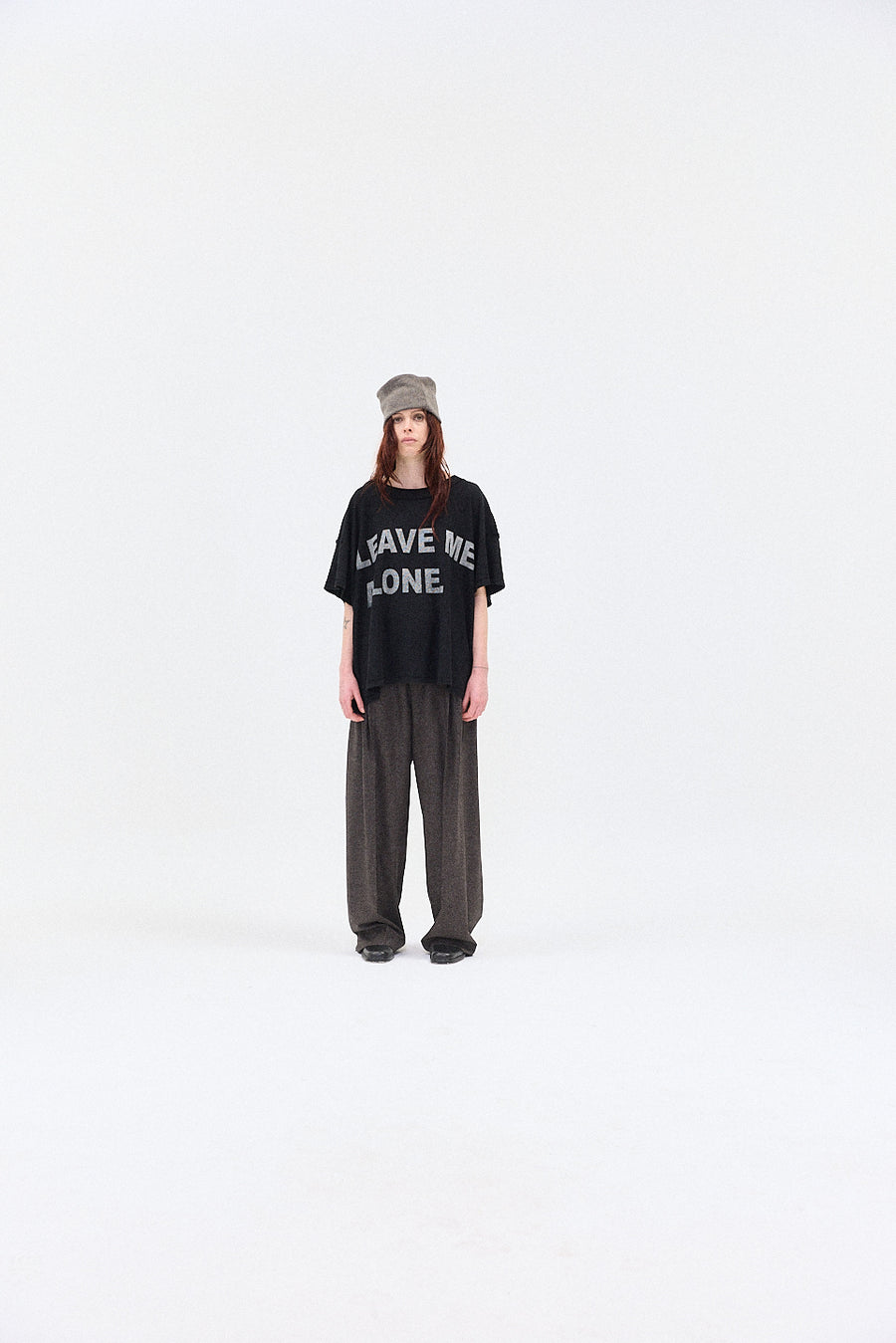 "LEAVE ME ALONE" tshirt black