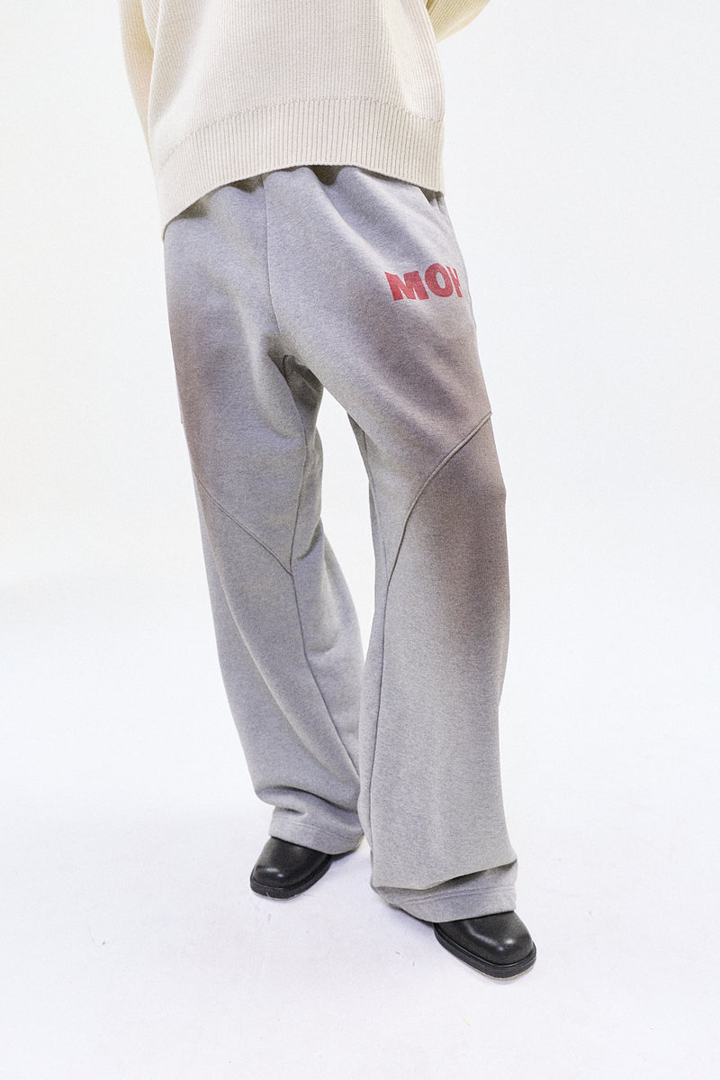 "ASTER" FLEECE TRACK PANT GREY MARLE