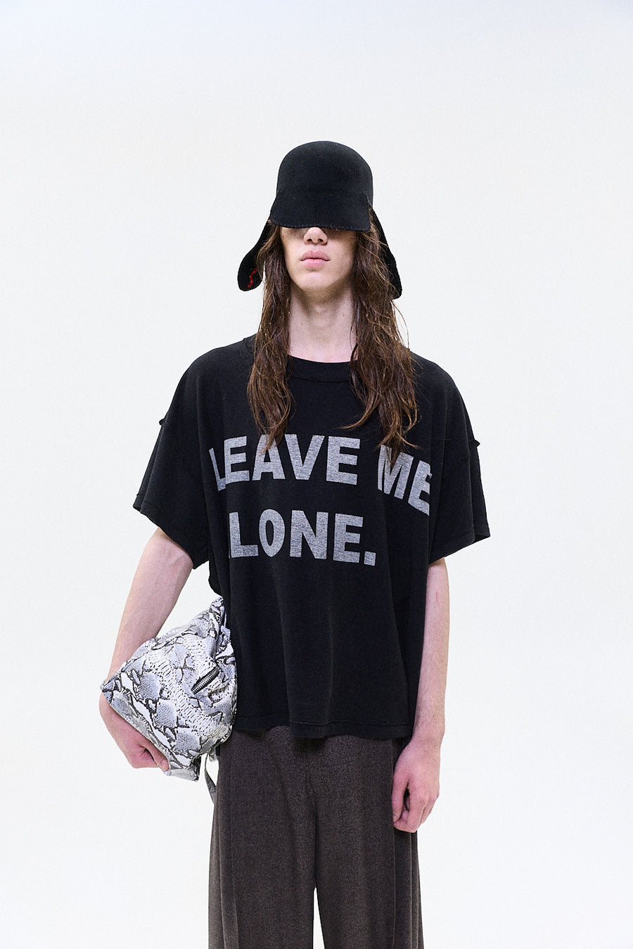 "LEAVE ME ALONE" tshirt black