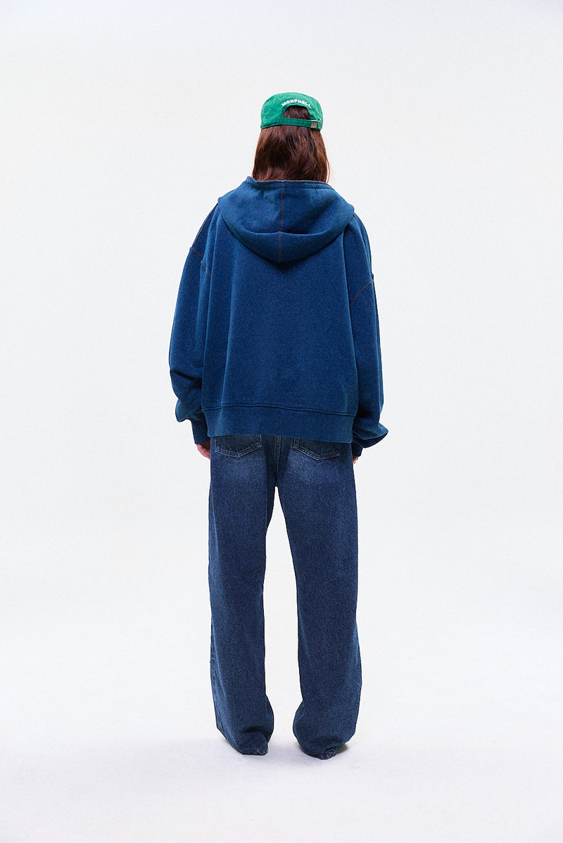 "ALLIUM" HEAVY ZIPPER HOOD