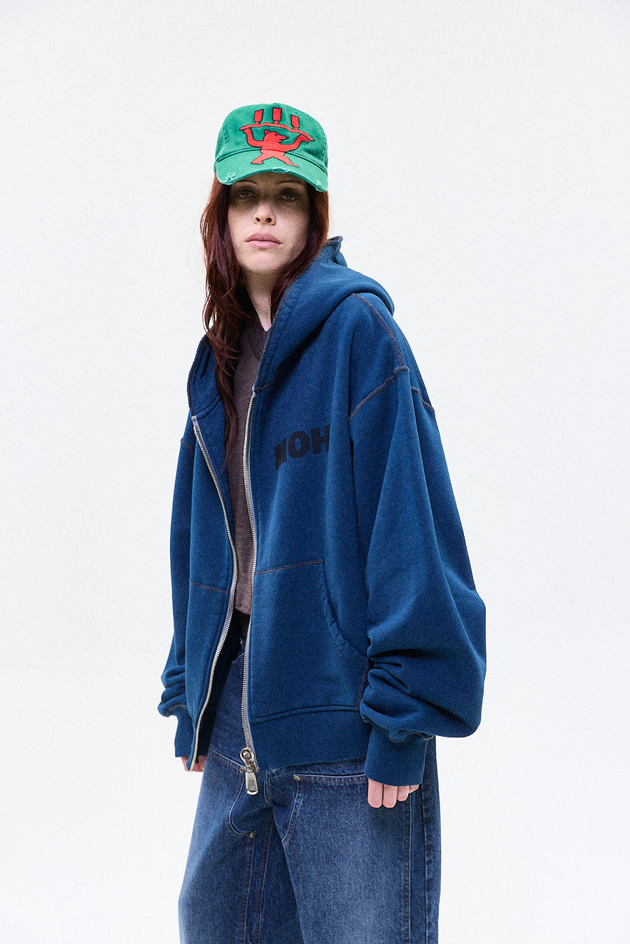 "ALLIUM" HEAVY ZIPPER HOOD