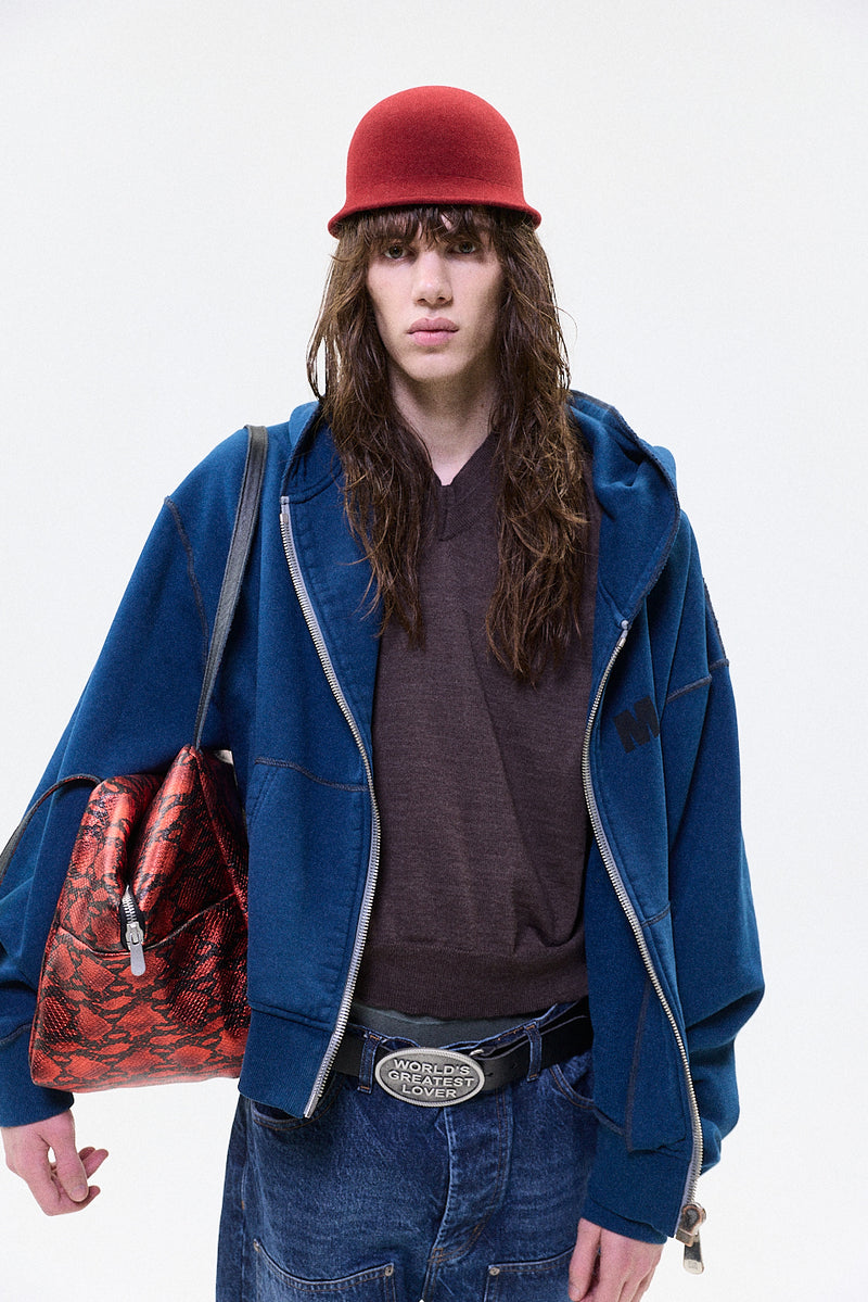 "ALLIUM" HEAVY ZIPPER HOOD