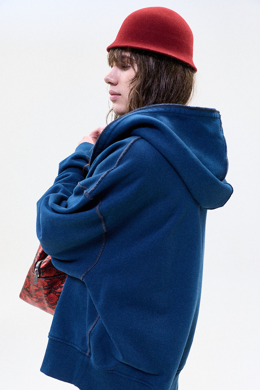 "ALLIUM" HEAVY ZIPPER HOOD