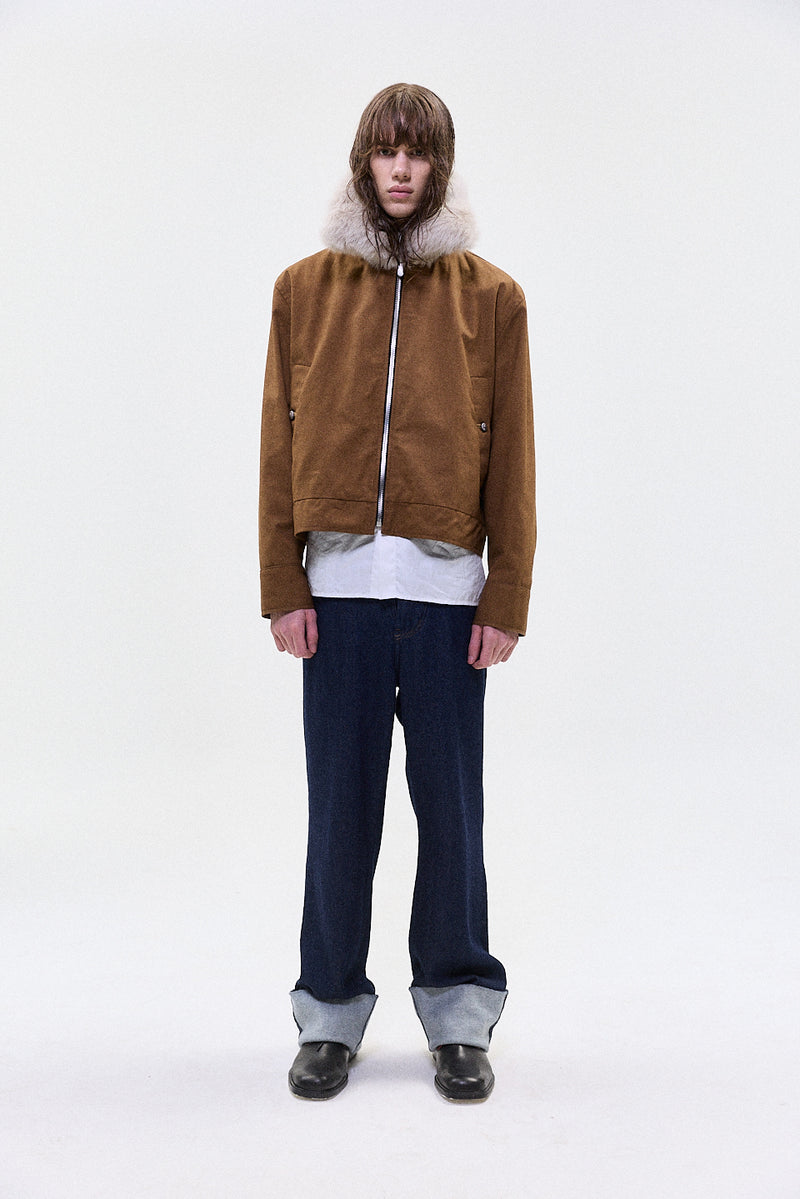 "SORA" dark wash japanese denim
