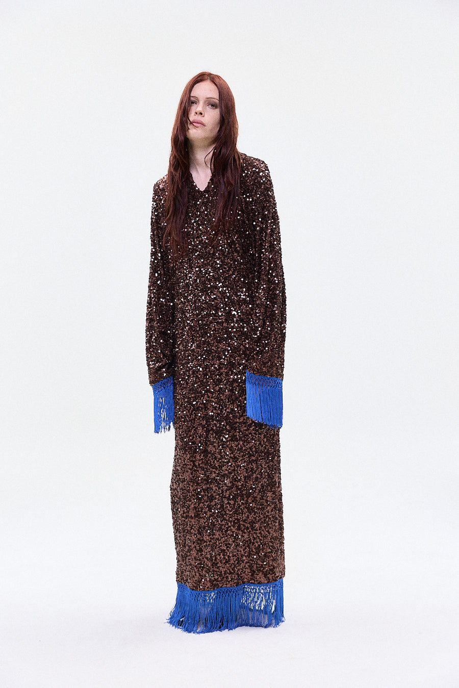 "REN" sequin dress