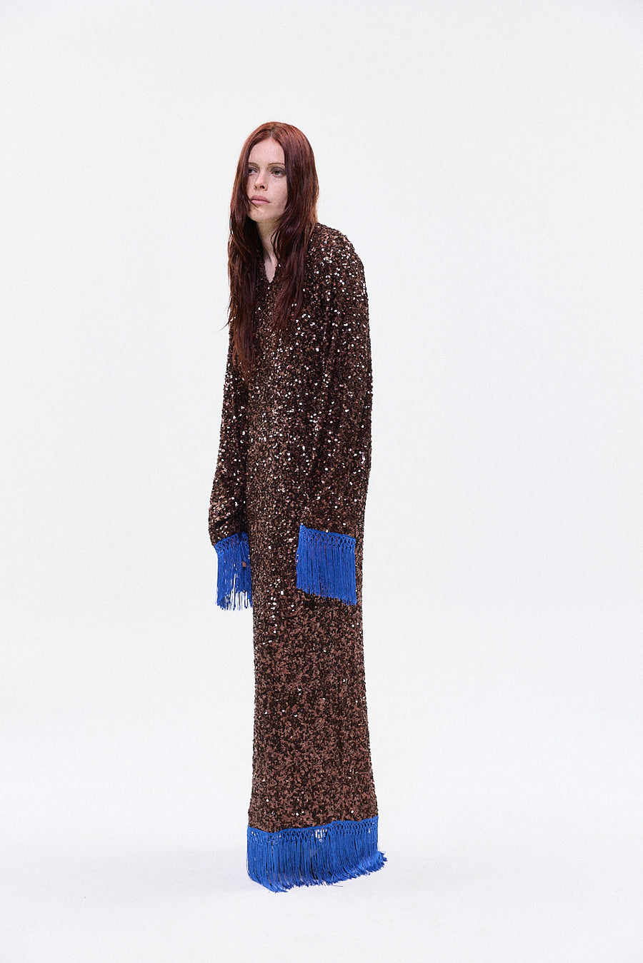 "REN" sequin dress