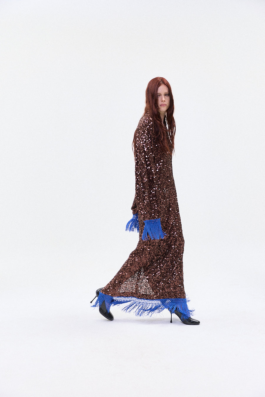 "REN" sequin dress