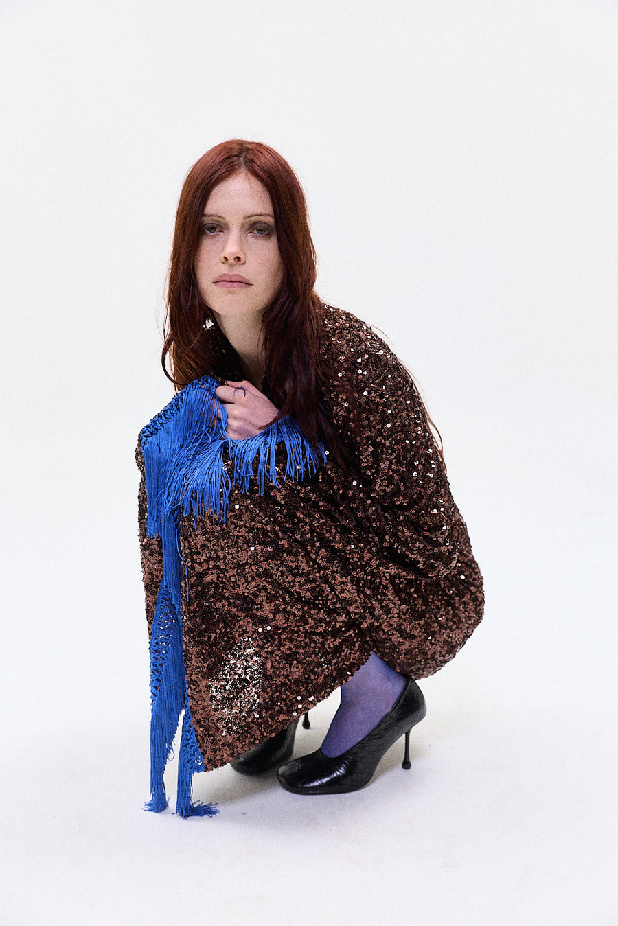 "REN" sequin dress