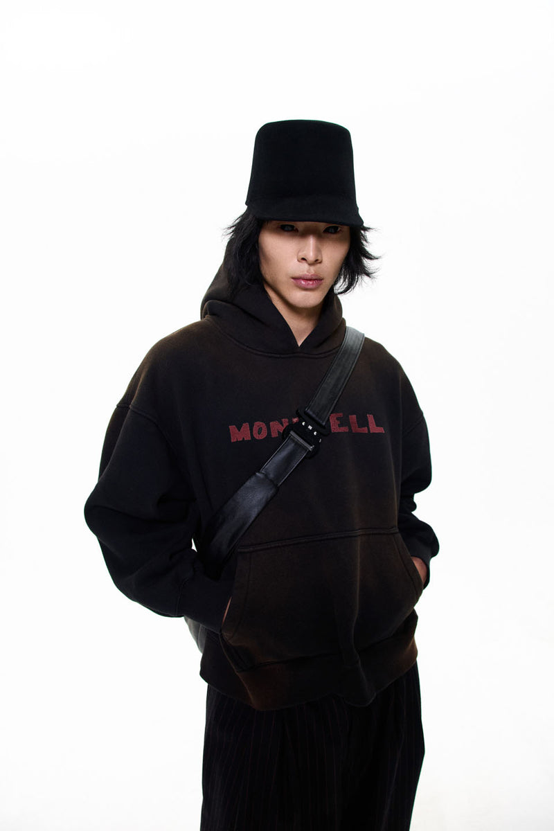 "SAM" LOGO DIRTY HOOD MIDNIGHT
