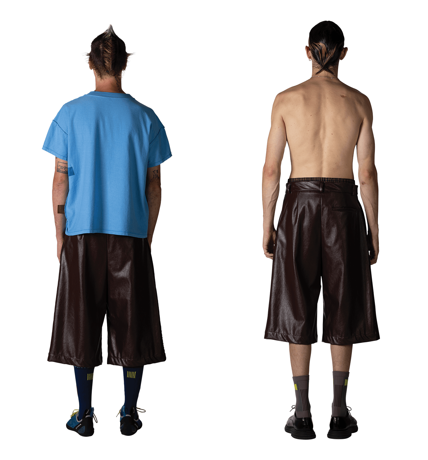 3/4 Rider Shorts "Faux leather" image 5