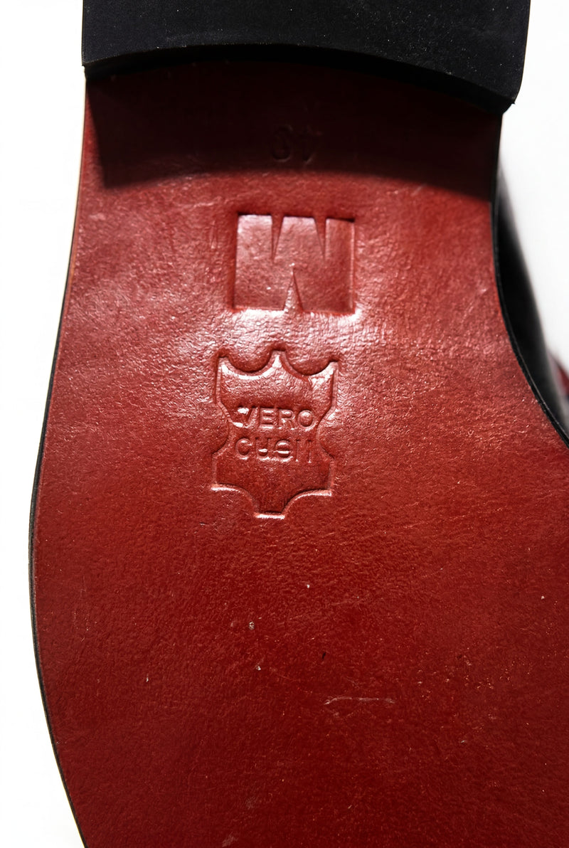 "MOH" mens leather slip on