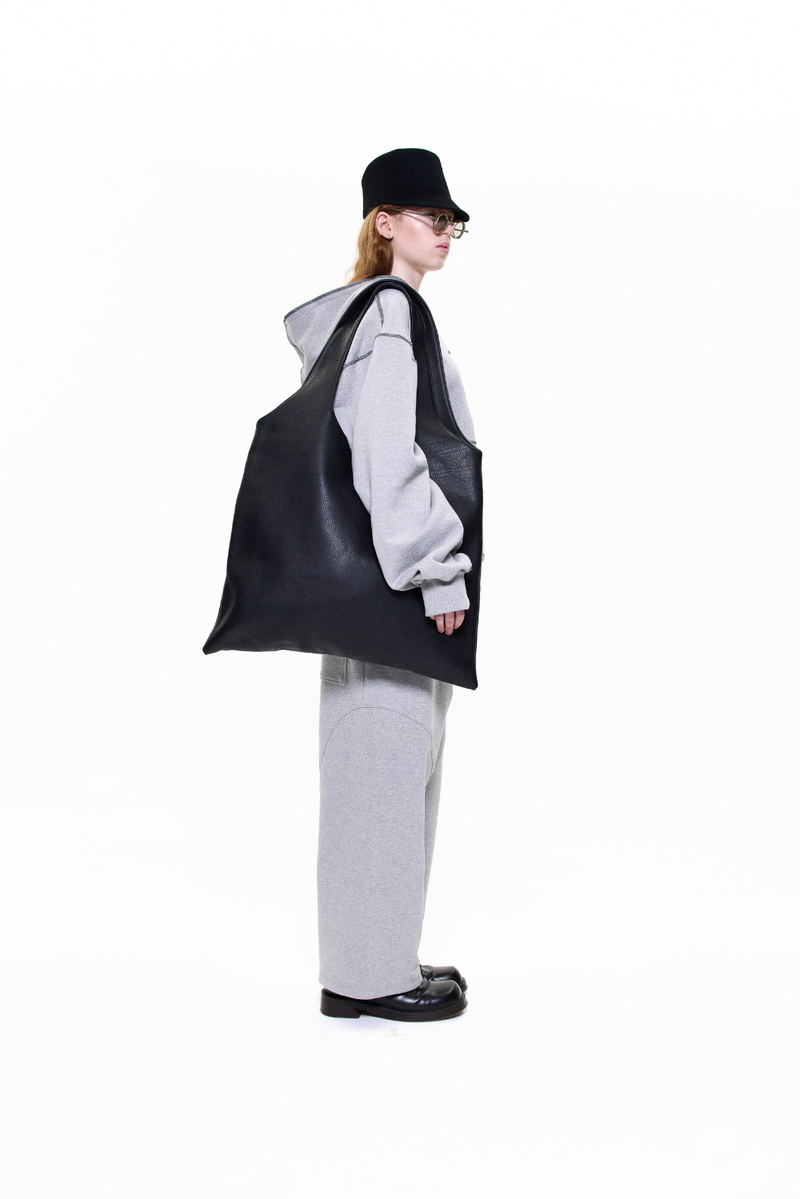 "ASTER" FRENCH TERRY TRACK PANT GREY MARL