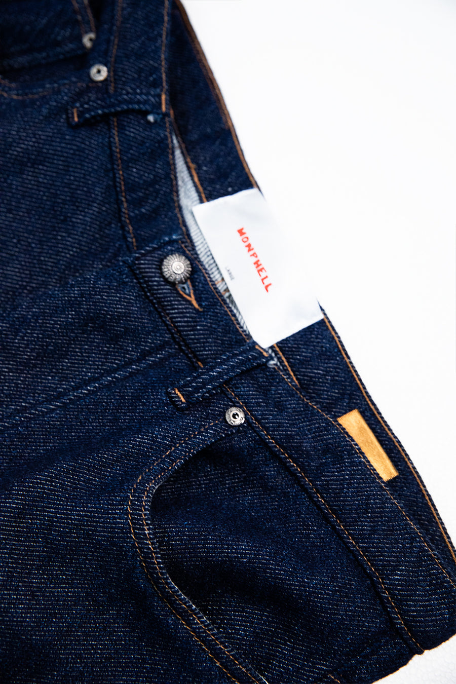 "SORA" dark wash japanese denim