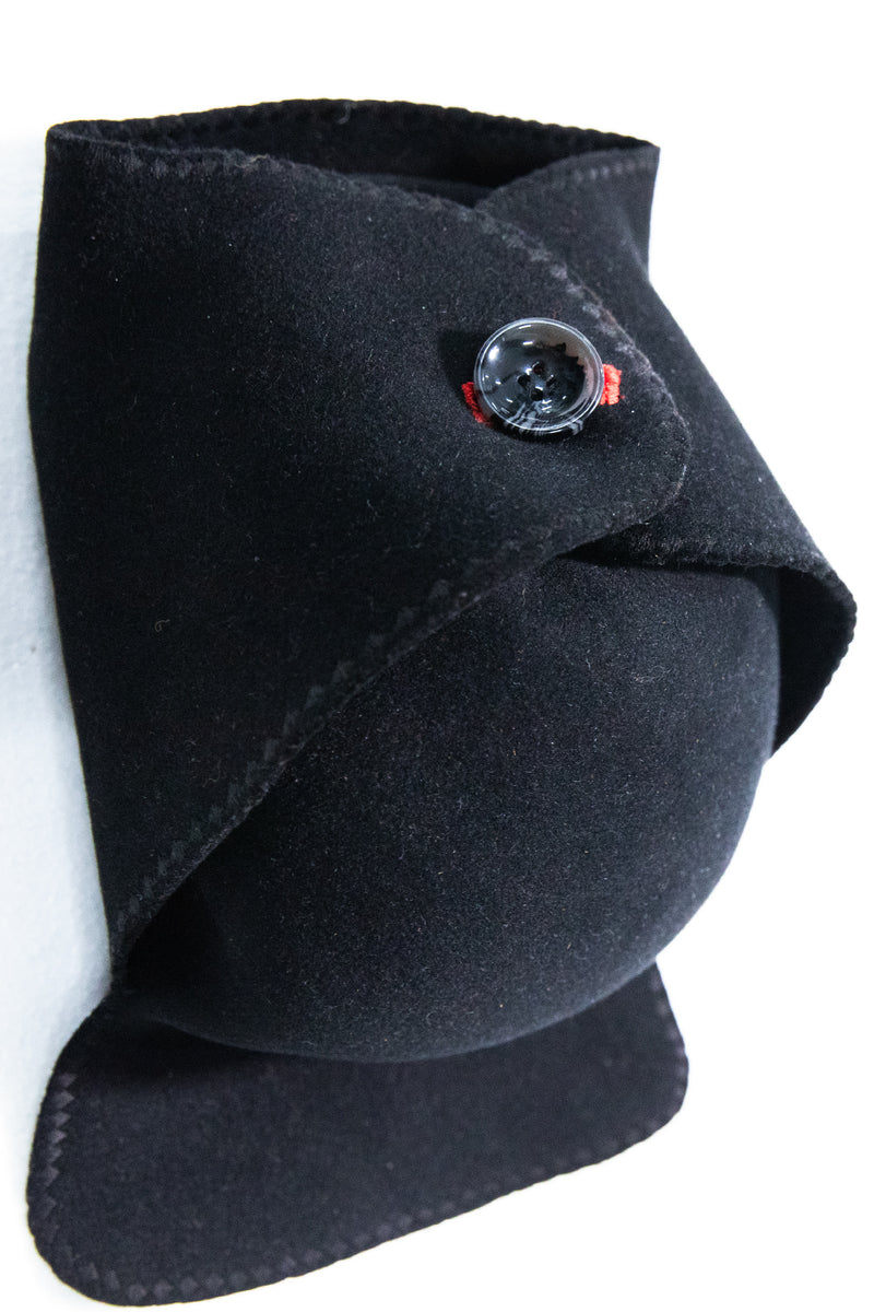 "FYN" rabbit fur skull cap