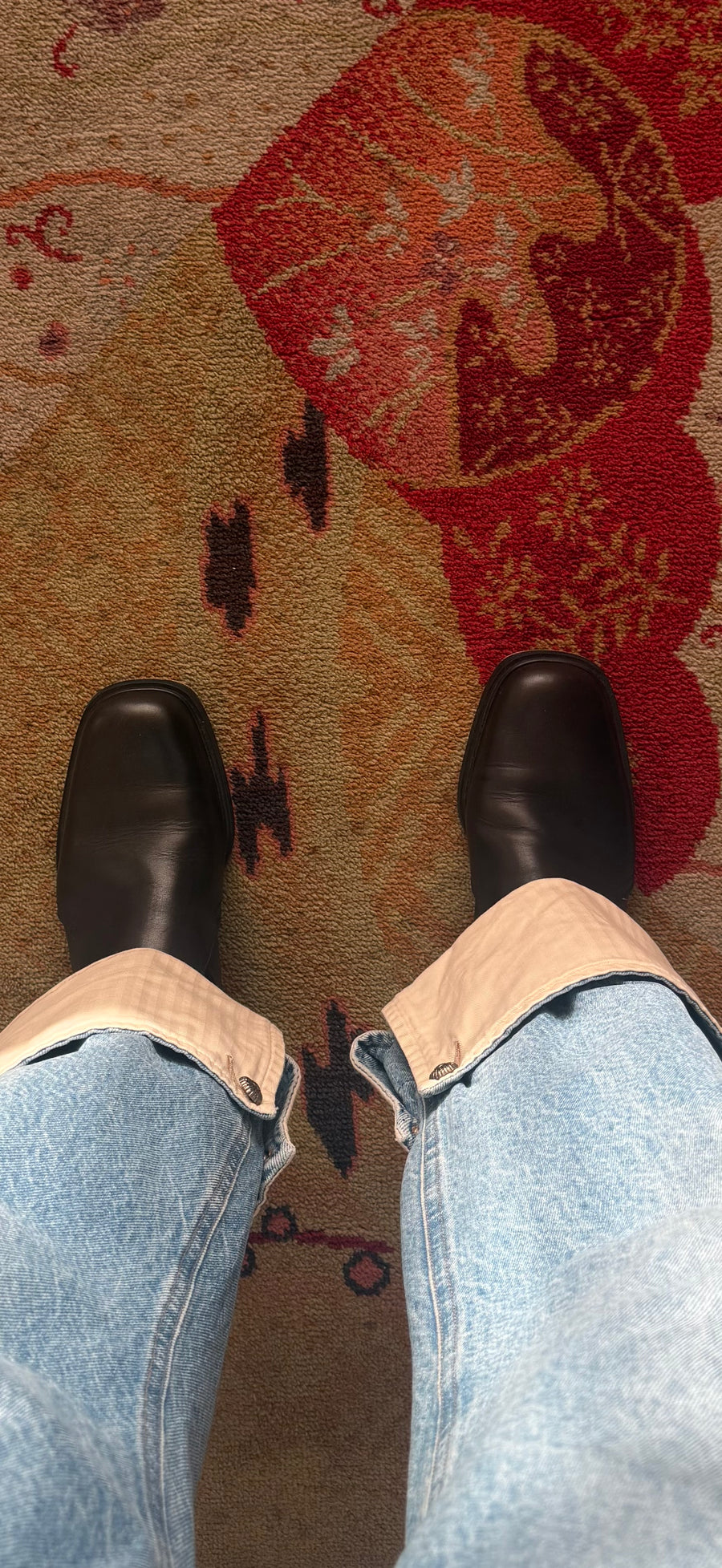 "MOH" leather slip on