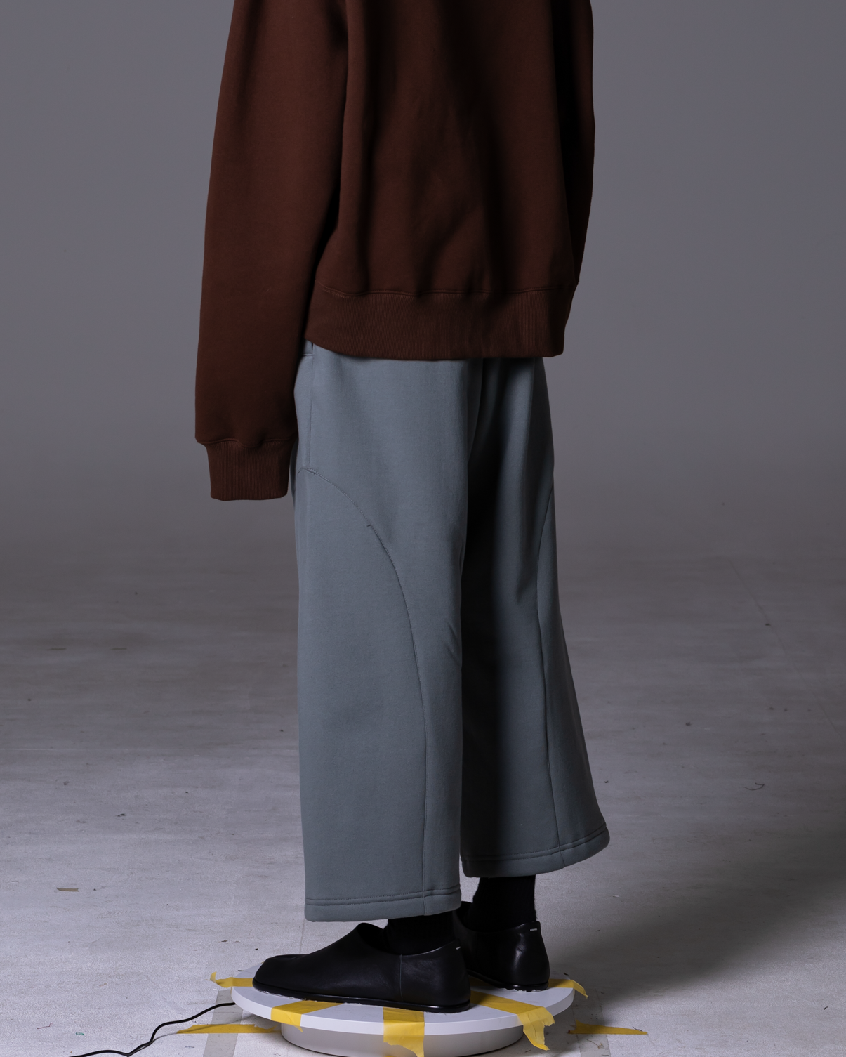 "Kiko" Track pant wool fleece Slate image 5