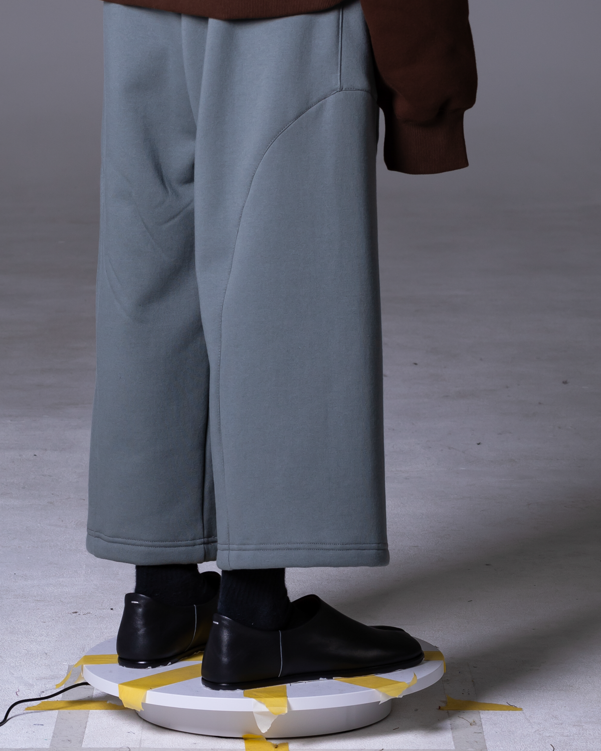 "Kiko" Track pant wool fleece Slate image 8