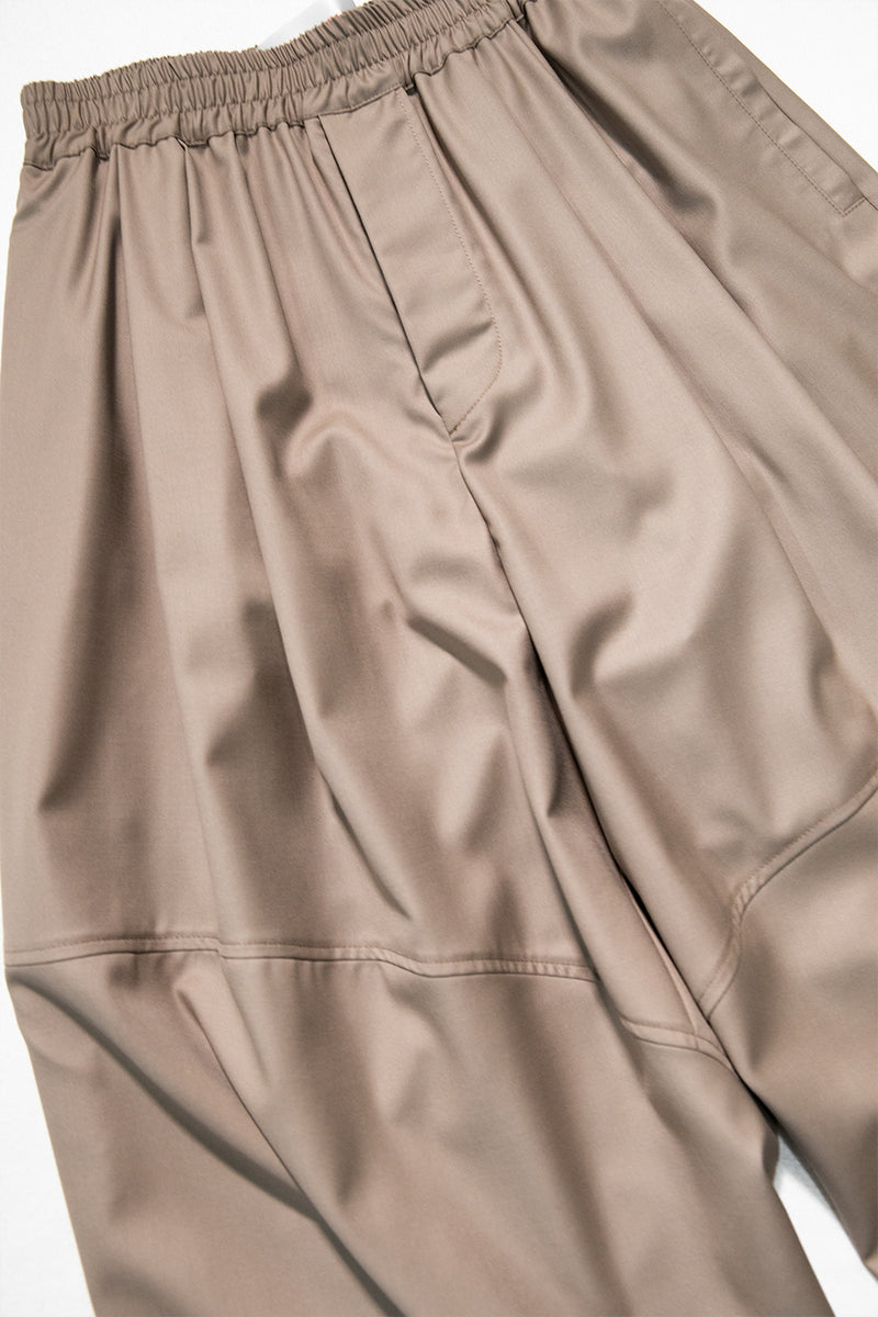 "Nino" Oversized trouser wool sand
