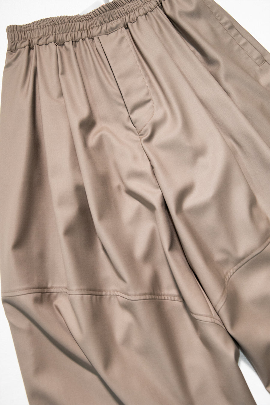 "Nino" Oversized trouser wool sand
