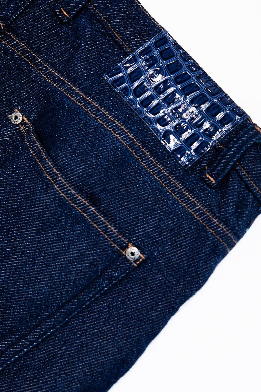 "SORA" dark wash japanese denim