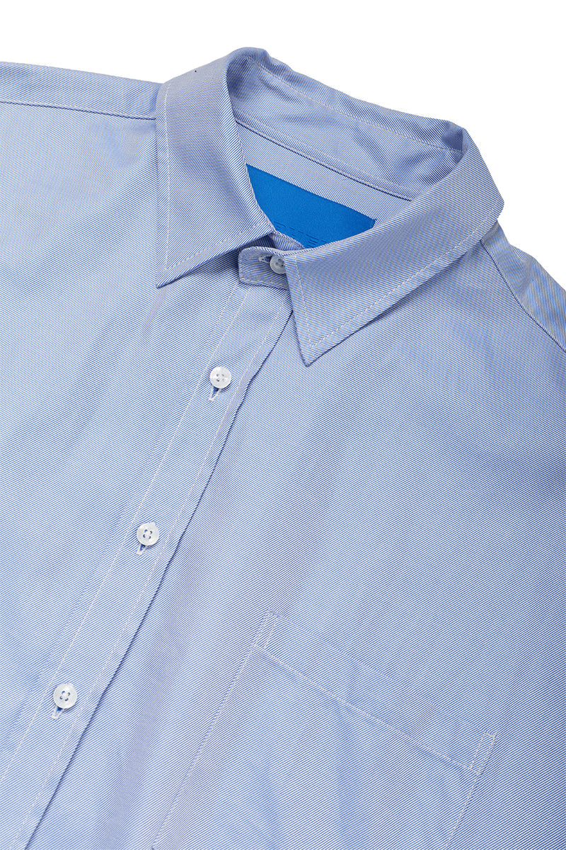 "otto" Oversized button up shirt blue