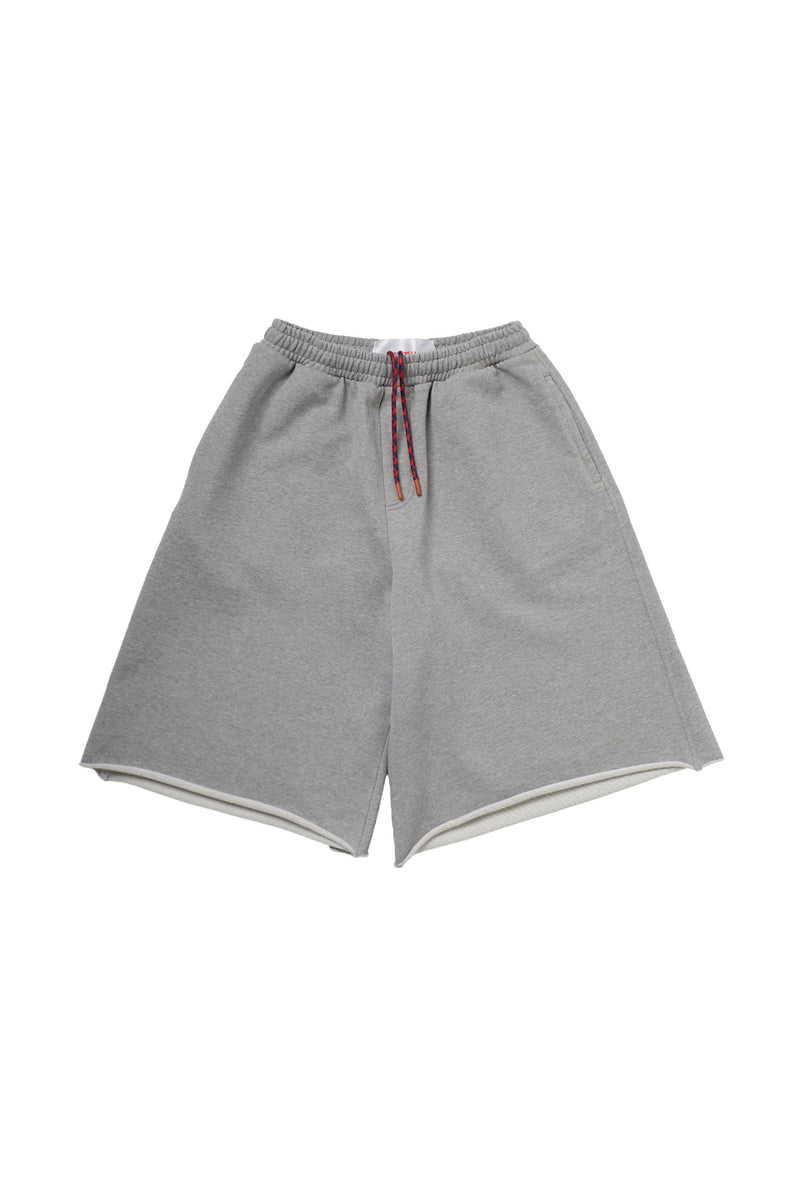 "Yuki" wide terry short grey marle