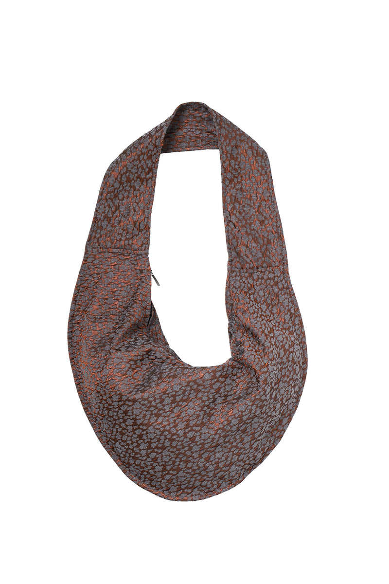 "Mio" oversized cross body bag leopard