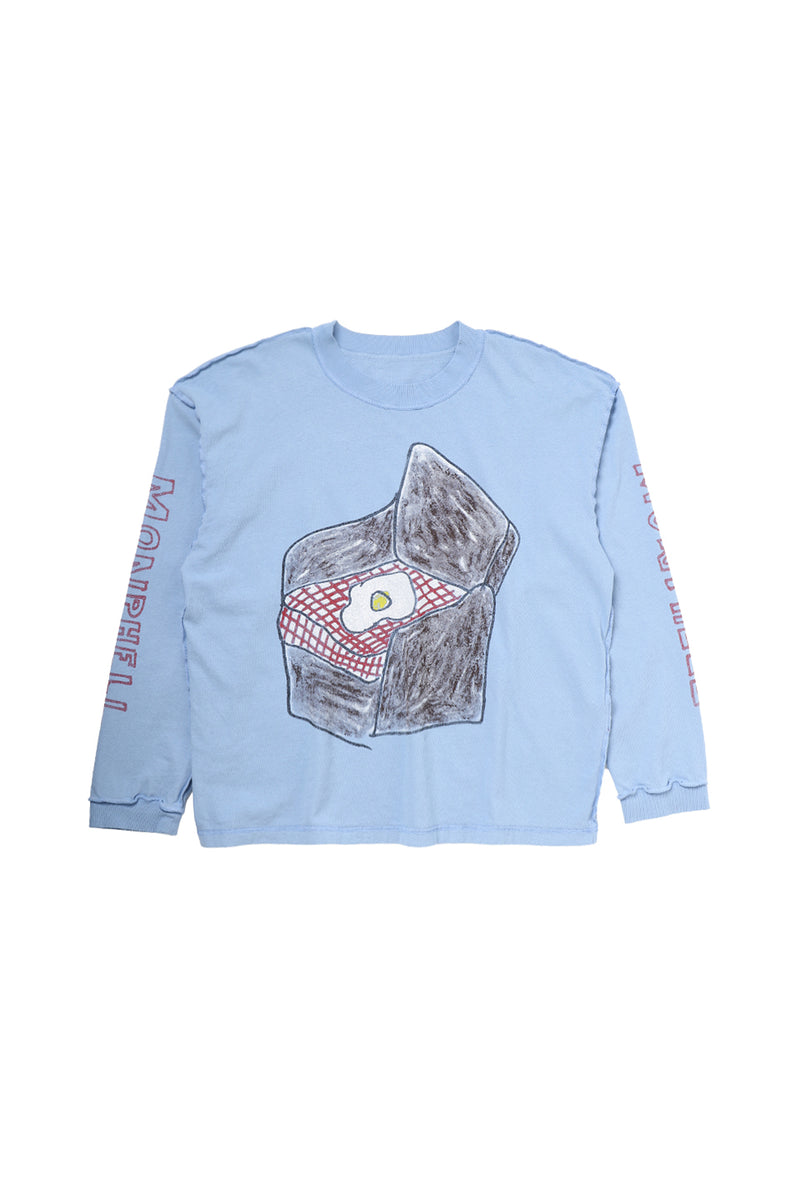 "Sunday morning" Longsleeve T-shirt blue