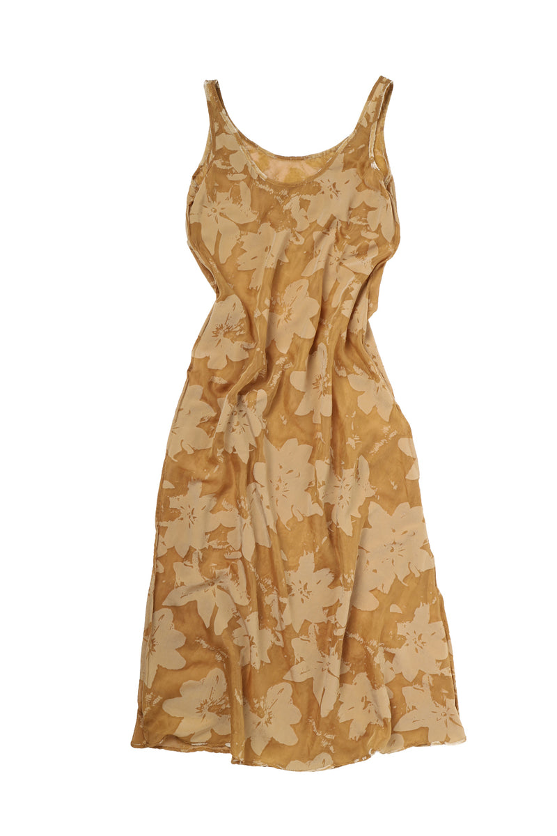 "Noa" silk velvet dress