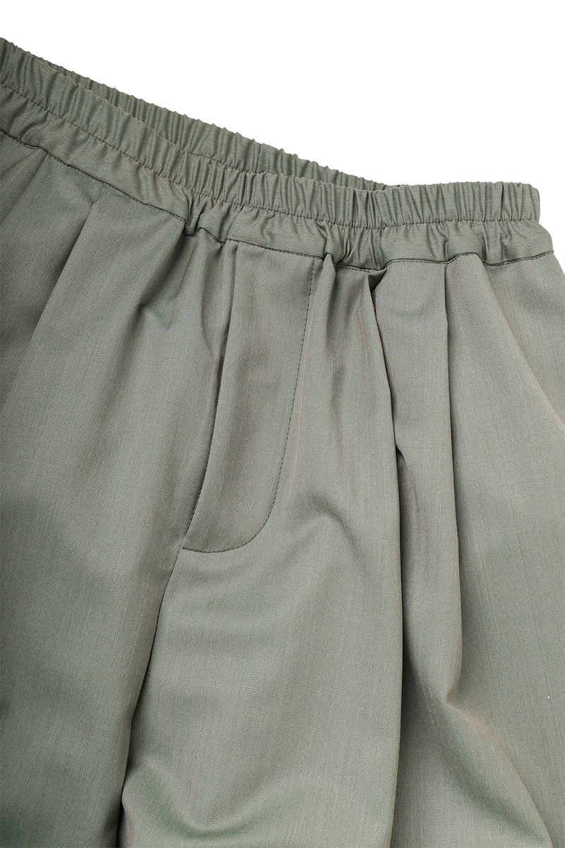 "Nino" Oversized trouser Herringbone shamrock