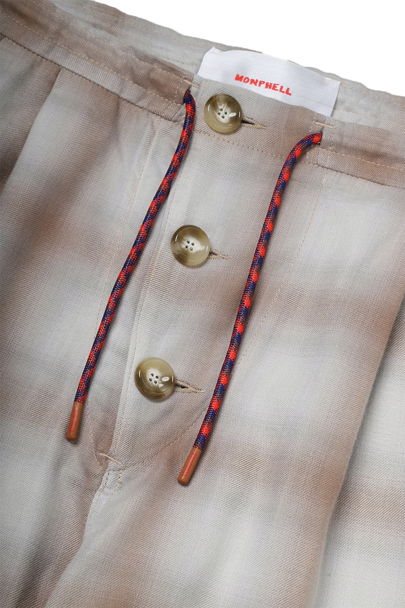 "Georgio" Cotton plaid check light