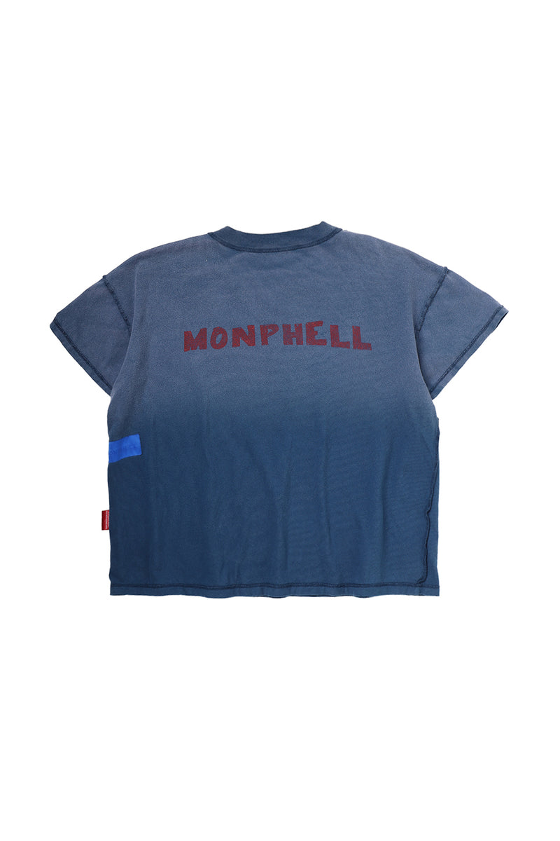 "Steve" T-shirt sun faded Navy