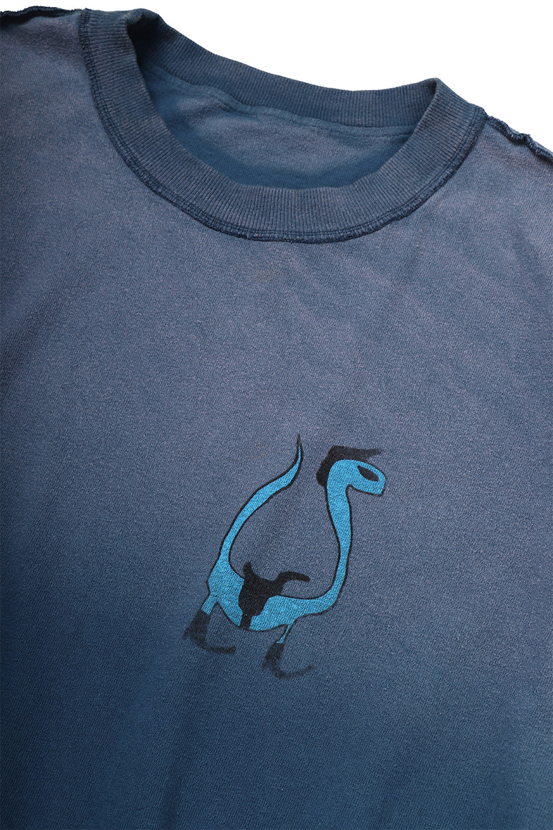 "Steve" T-shirt sun faded Navy