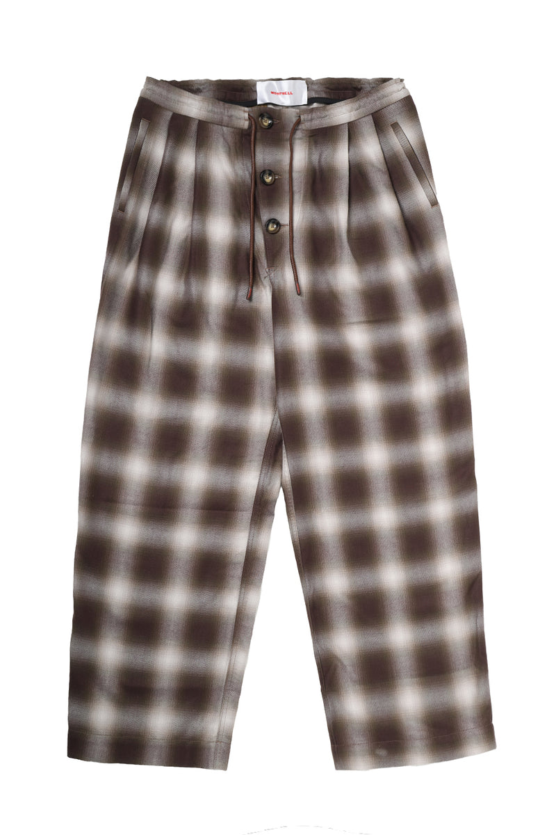 "Georgio" Cotton plaid check Dark