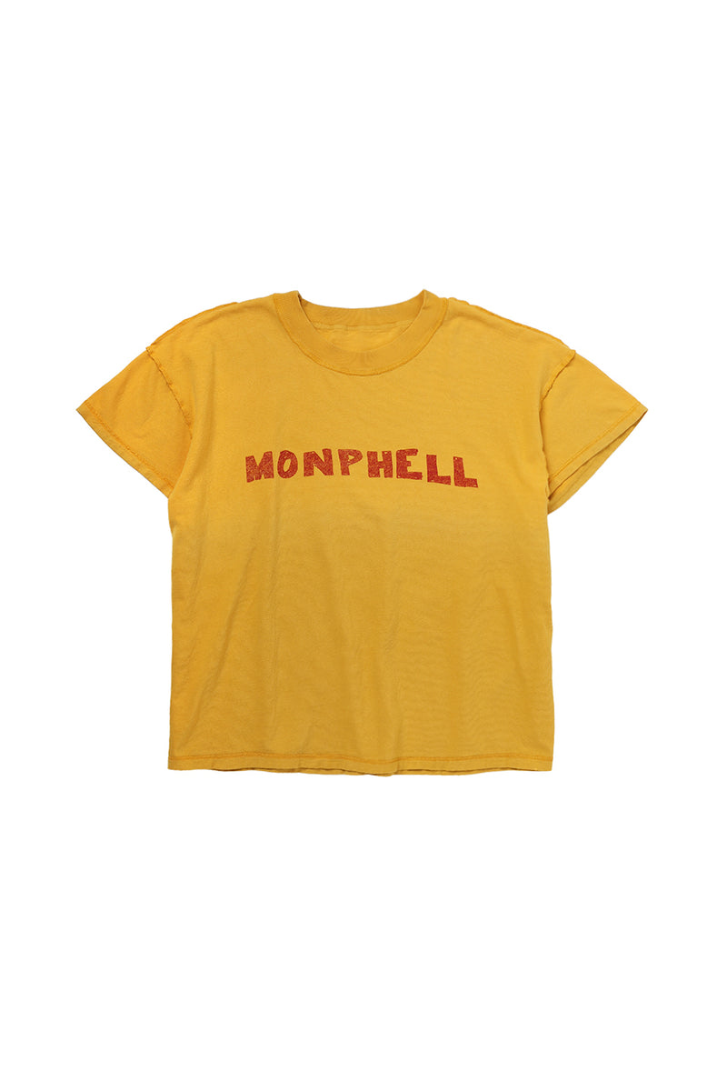 "ruki" T-shirt yellow logo