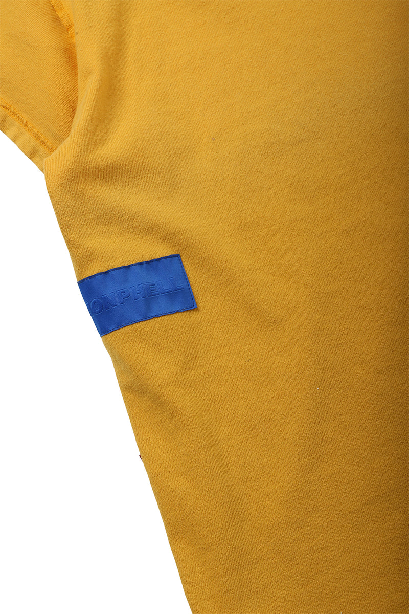 "ruki" T-shirt yellow logo