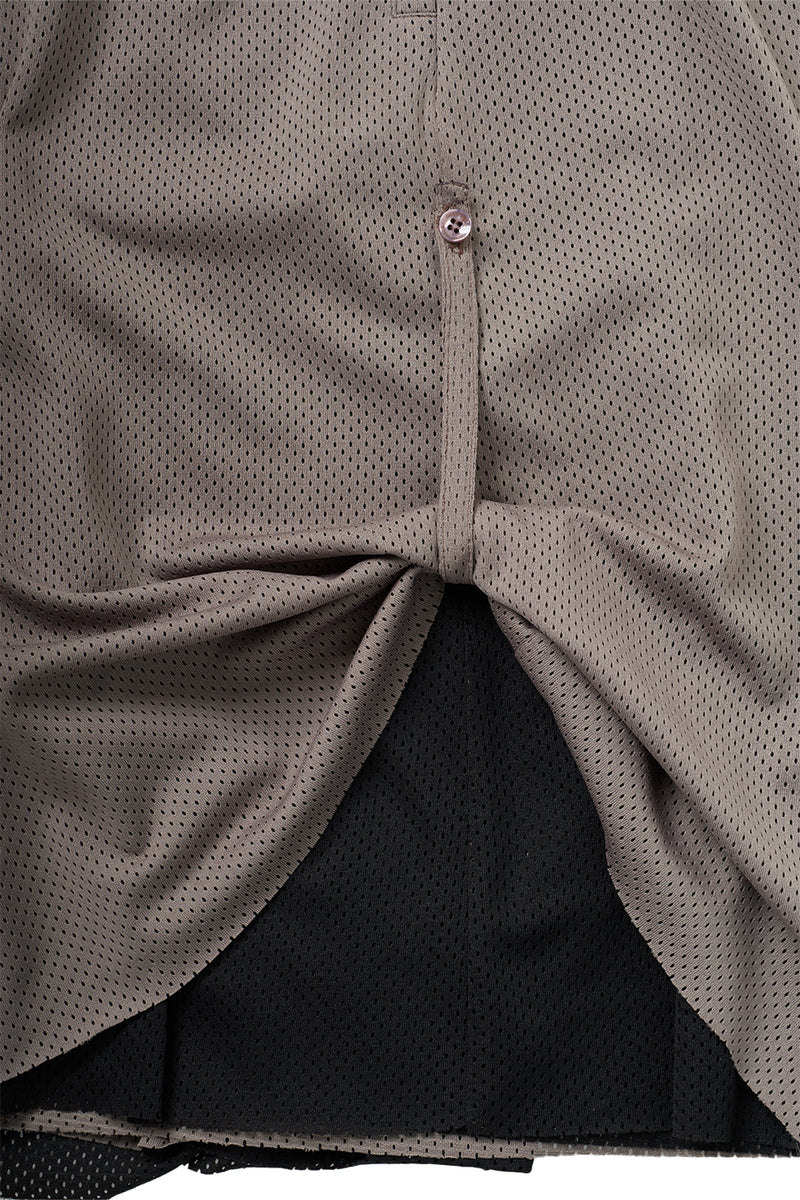 "Paris" 3/4 Basketball mesh short grey