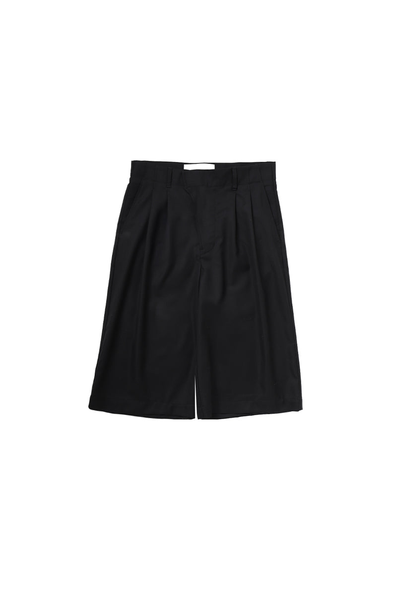"Bermudas" Wool 3/4 shorts Midnight