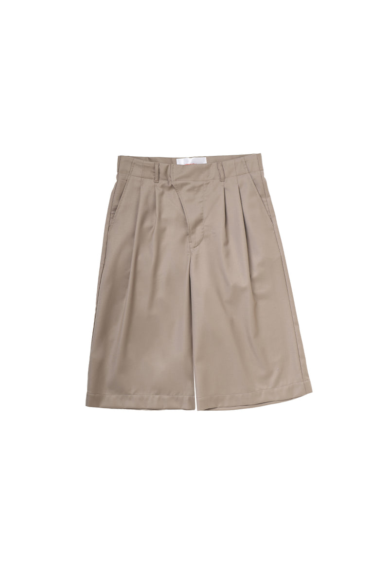 "Bermudas" Wool 3/4 shorts Sand
