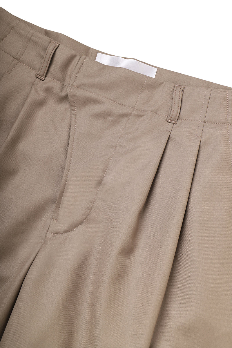 "Bermudas" Wool 3/4 shorts Sand
