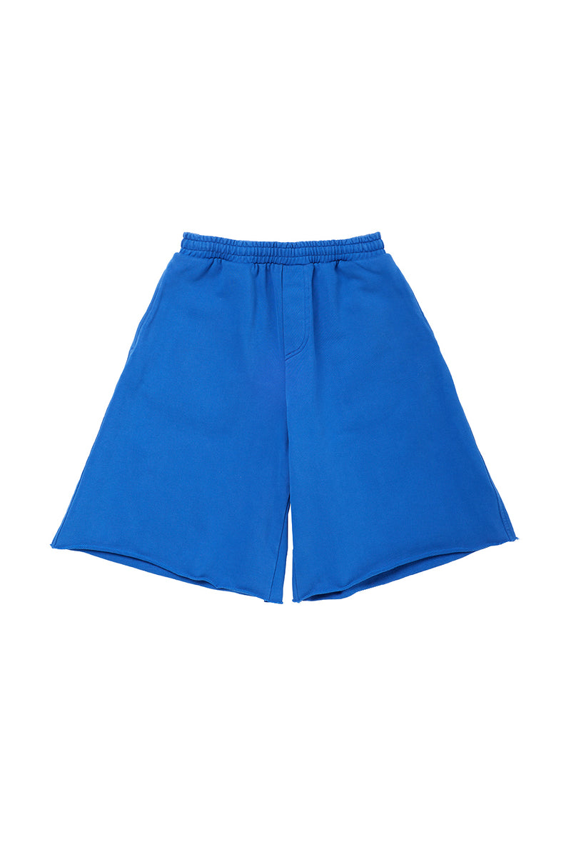"Yuki" wide terry short marine blue